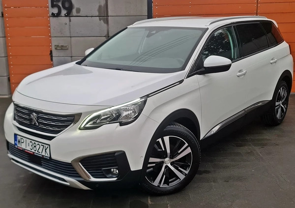 Peugeot 5008 cena 69999 przebieg: 175000, rok produkcji 2018 z Ślesin małe 326